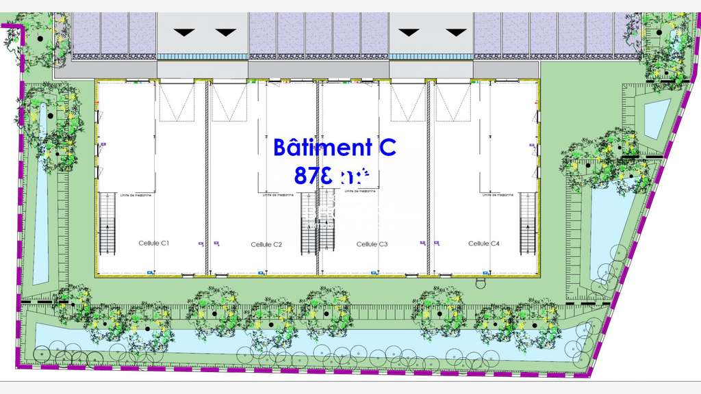 AV local pro à construire 878m² ZAC Vrillonnerie