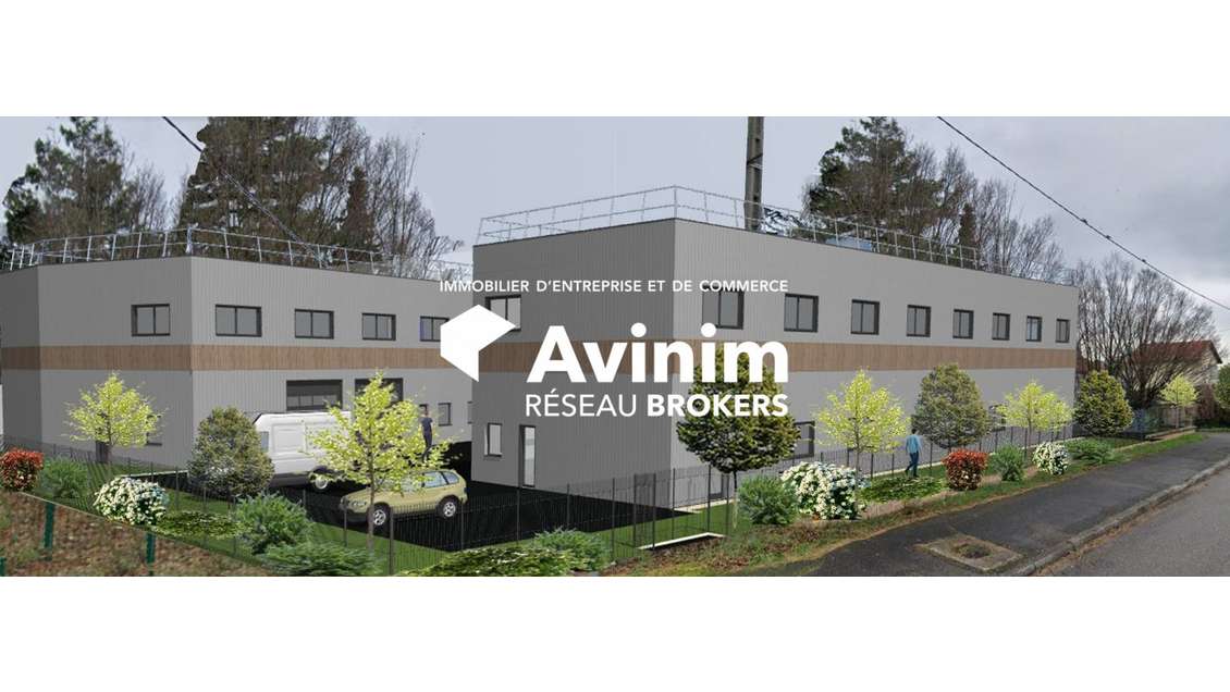 Locaux d'activité neufs 1842m² à vendre à Corbas