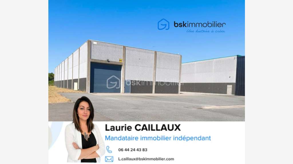 Vente entrepôt de 1000m² avec parking à Cysoing