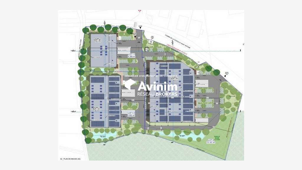 Vente locaux d'activités neufs 985m² à Ennery