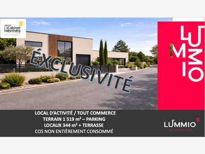 Vente murs toute activité 344m² terrain 1519m²