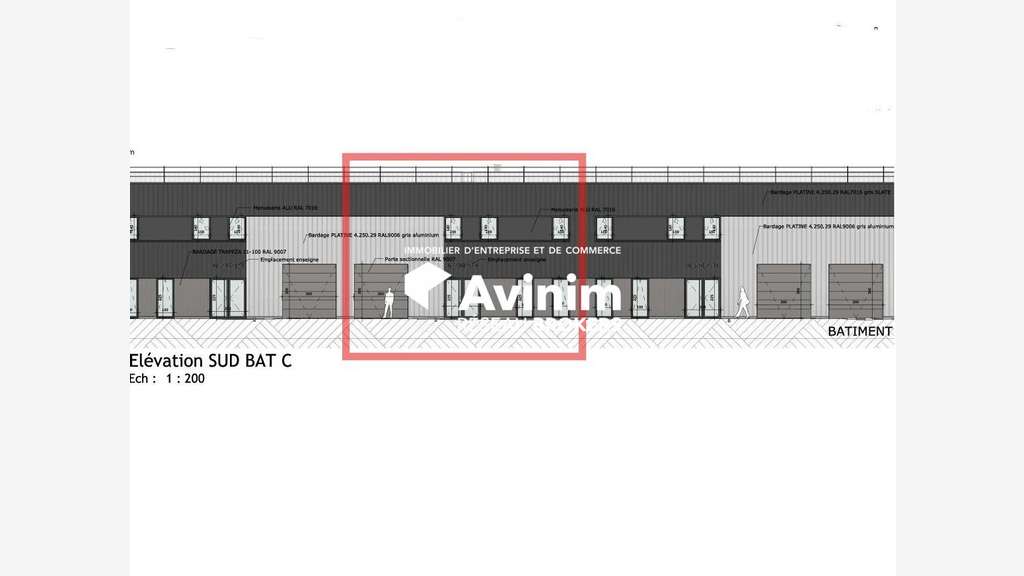Cellule d’activités 286m² à vendre Fay-aux-Loges