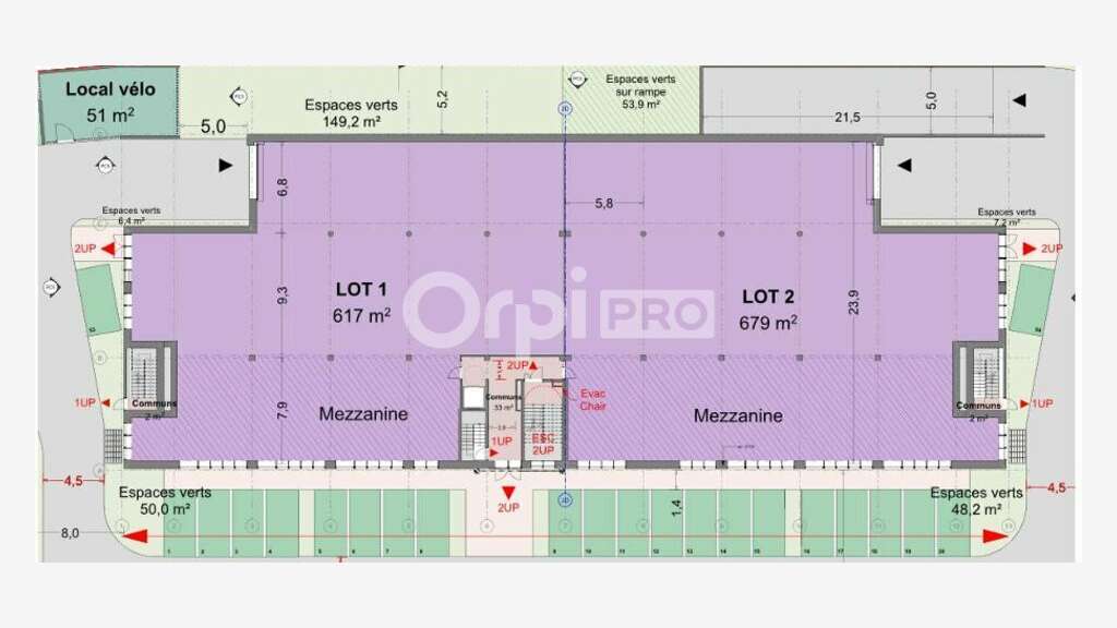 Locaux d'activité neufs à vendre à Genas
