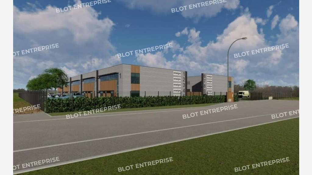 A vendre cellule d'activités 204m² à Grandchamps