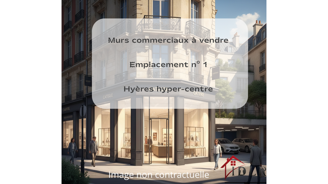 Vente local commercial de 771m² à Hyères centre