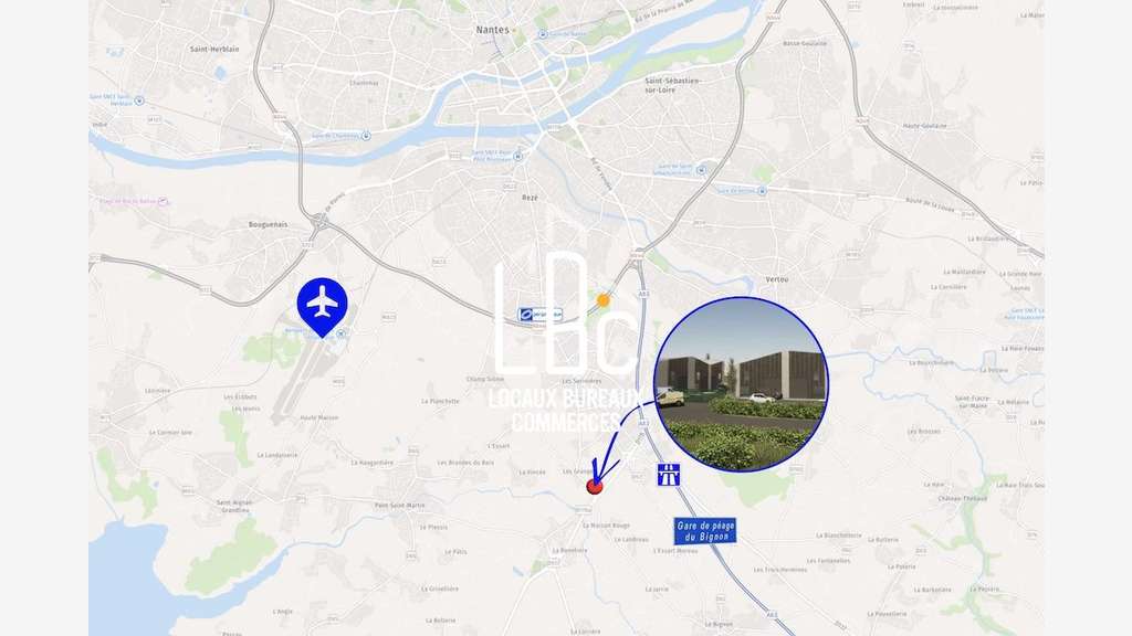 Les Sorinières - Local d'activité 132 m² à vendre