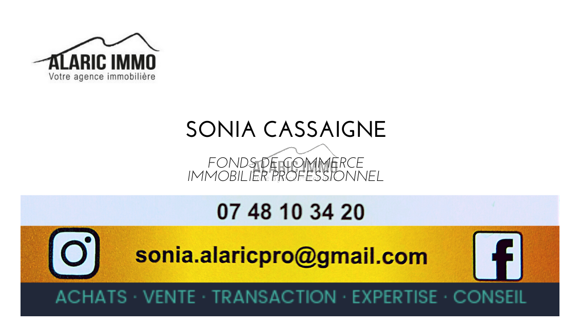 Exclusivité murs commerciaux 360m² à Lézignan 