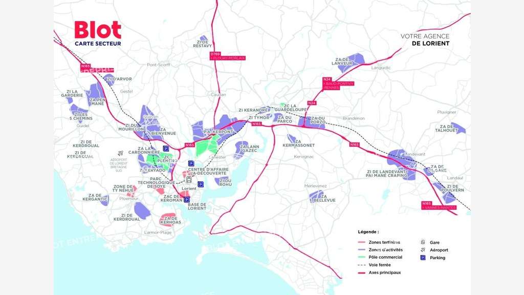 A vendre local d'activités 500m² ZA Locminé