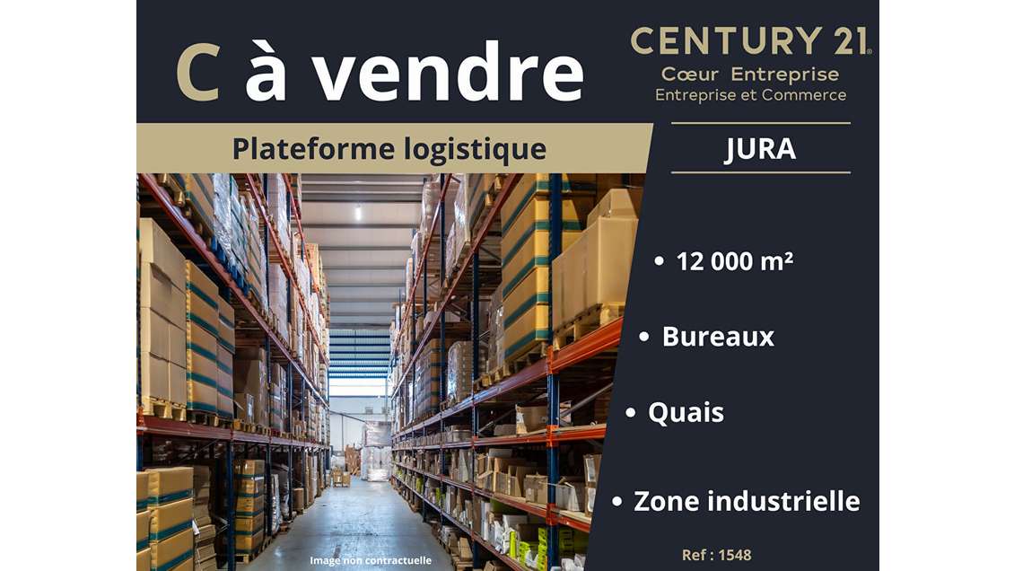 Vente plateforme logistique de 12 000m² dept Jura