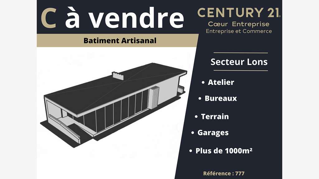 Local artisanal 1000m² à Lons Le Saunier