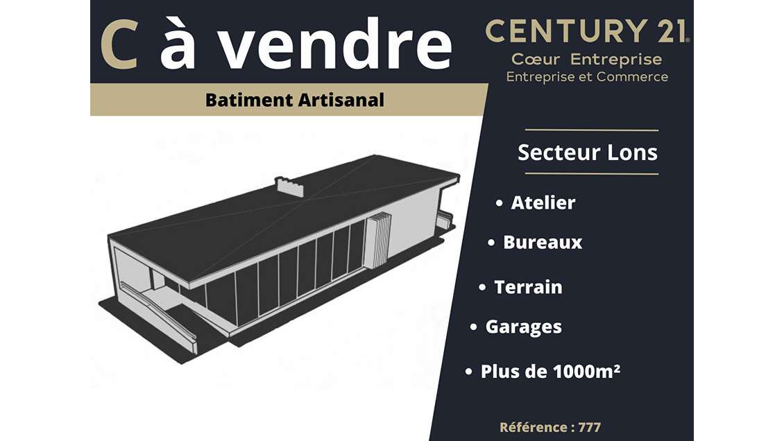 Local artisanal 1000m² à Lons Le Saunier