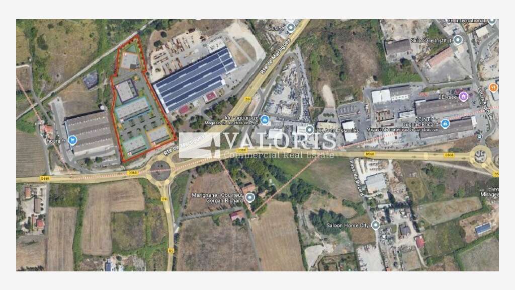 cellules à partir de 619m² à vendre ZI Marignane
