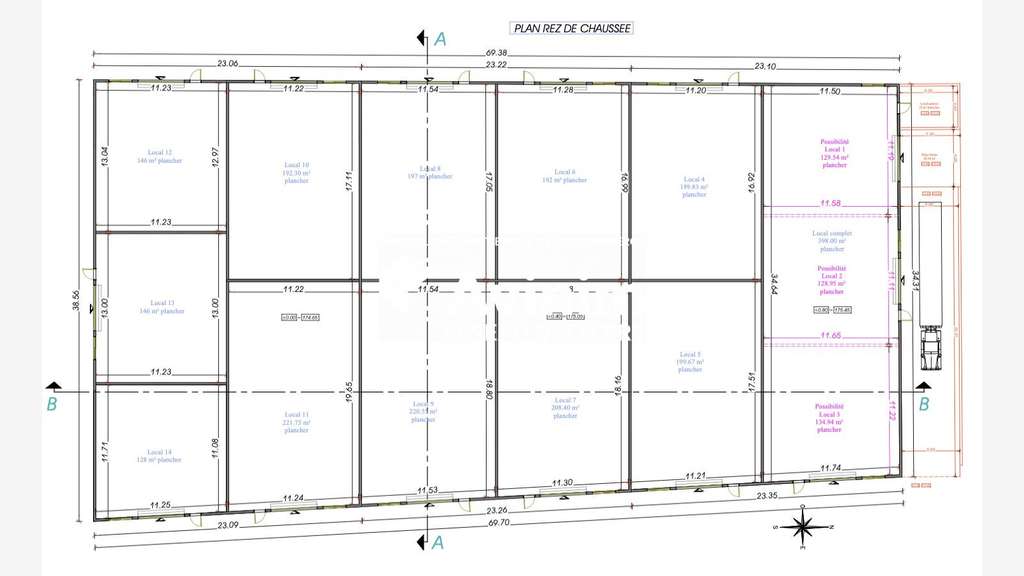 Local professionnel Neuf de 146 m² a Montauroux