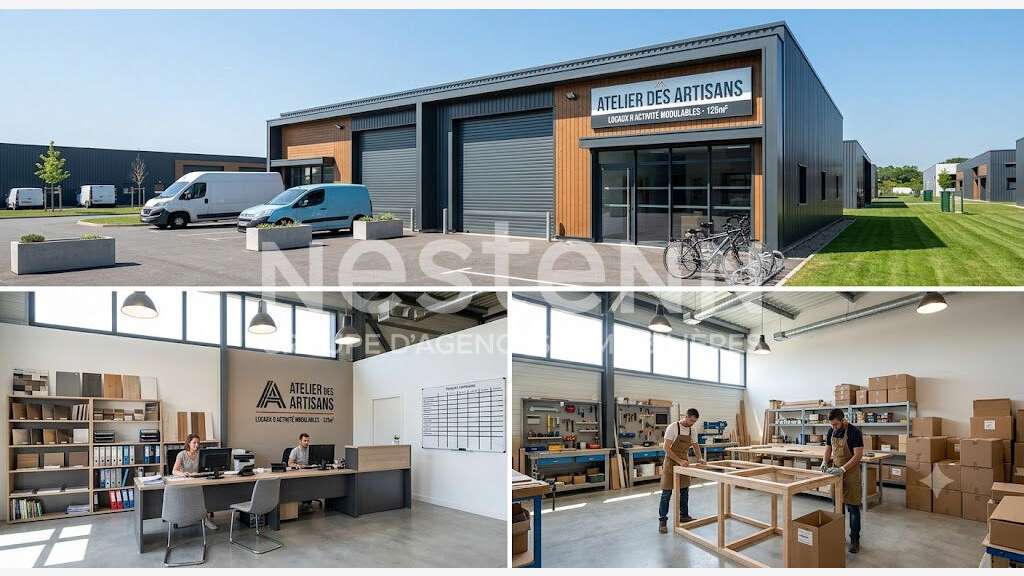 A vendre local d'activité de 125m² sur Ploërmel