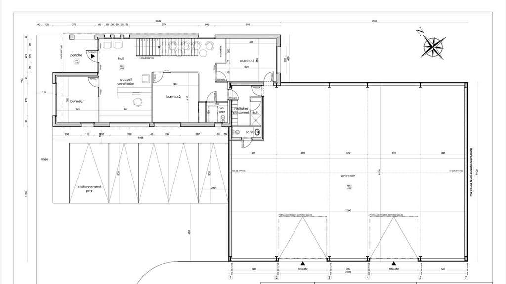 AV bâtiment d'activité 575m² à Pontchâteau
