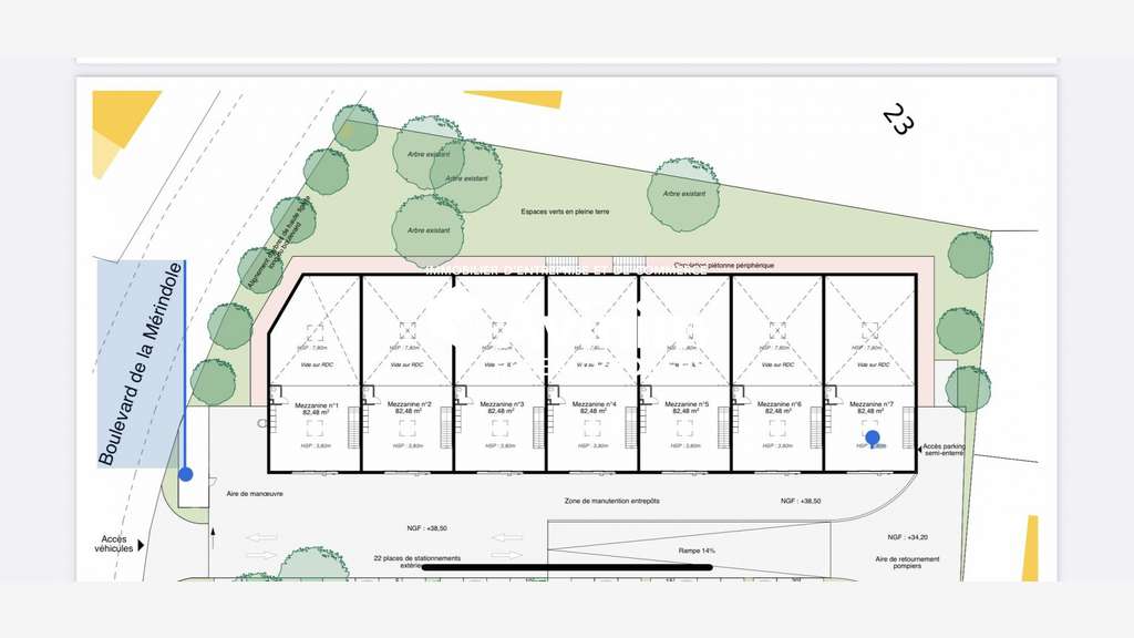 Local industriel 1400m² sur 4000m² ZI Port de Bouc