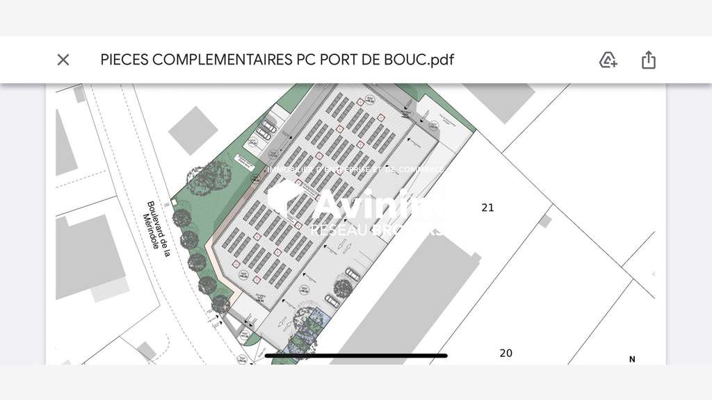 Vente bâtiment industriel 1400m² en construction