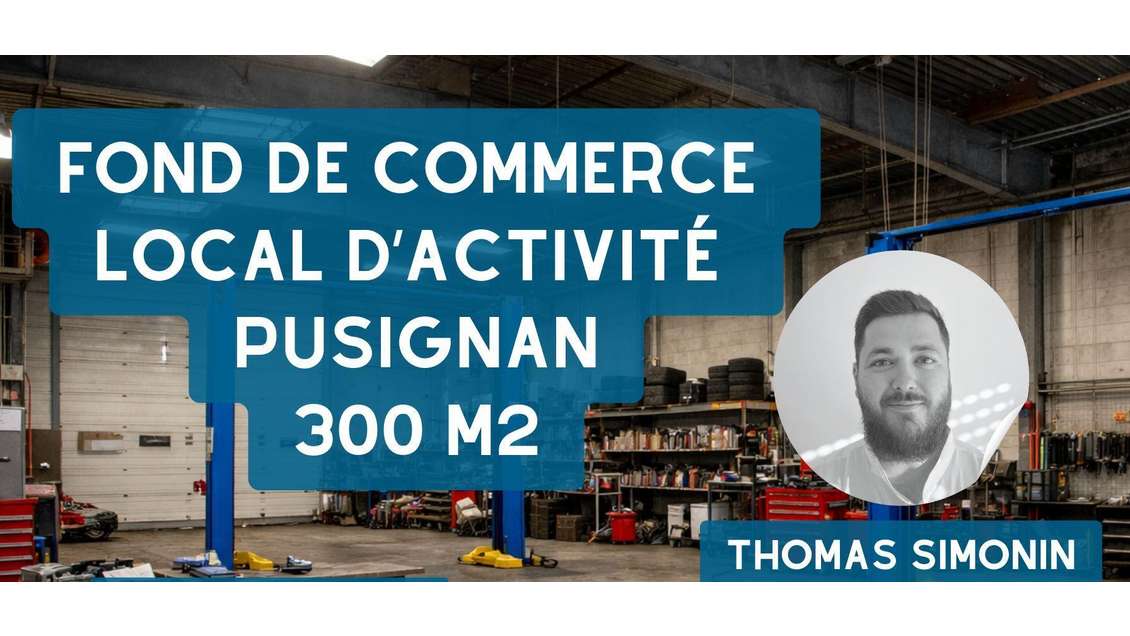 Vente local d'activités 300m² à Pusignan