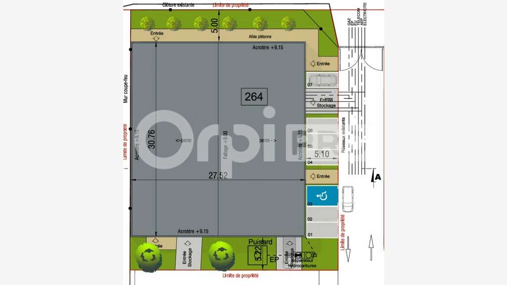 Local d'activité 1600m² à vendre à Reims