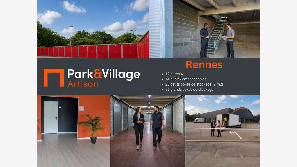 Vente local stockage et bureaux de 144m² à Rennes