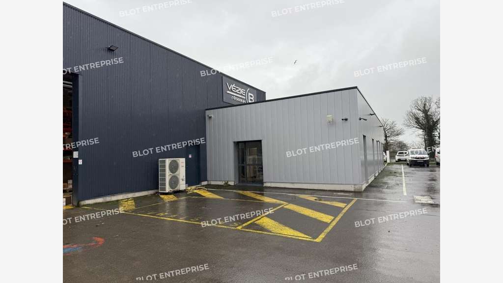 AV bâtiment d'activités 1000m² à Saint-Domineuc