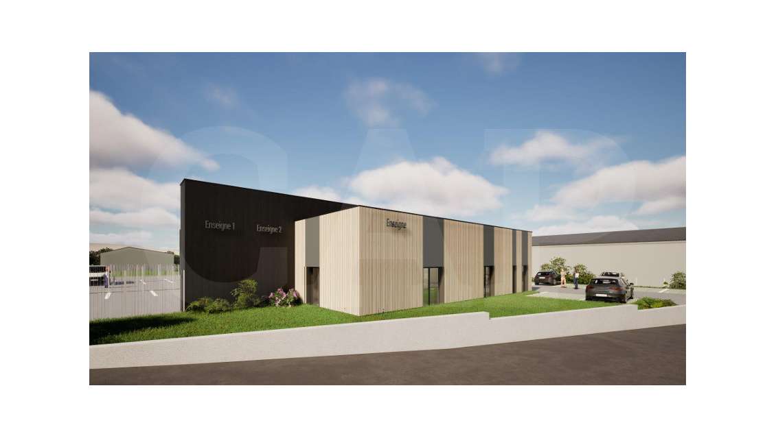 A vendre local d’activité 301m² en ZI Sud St Malo