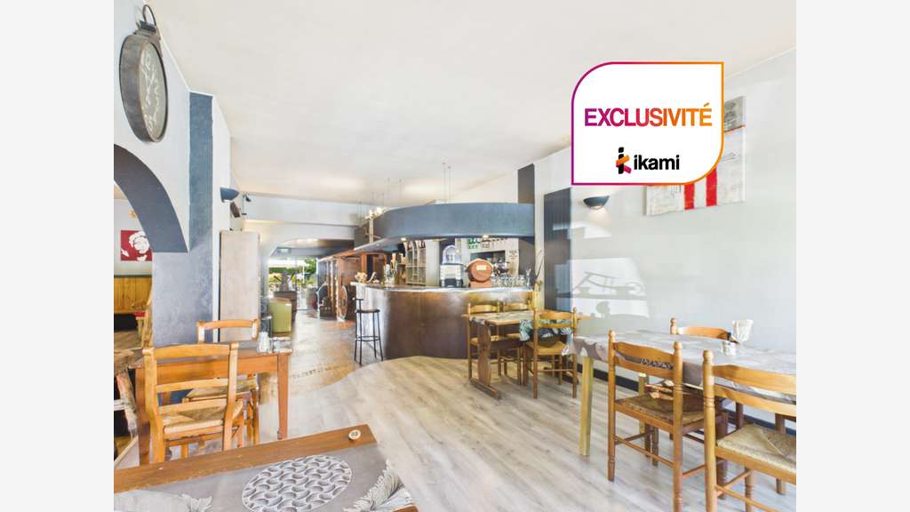 Murs commerciaux 400m² avec terrasse et logement