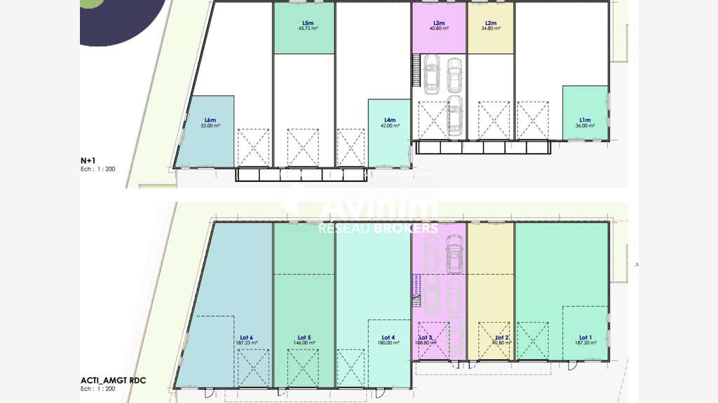 Locaux 223m² à vendre ZAE de Savigneux