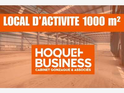 Vente local d'activité de 1000m² avec cour à Sedan