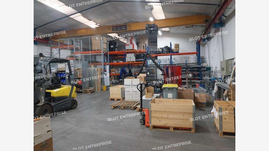 A vendre locaux 730m² ZA La Baudinière / D723