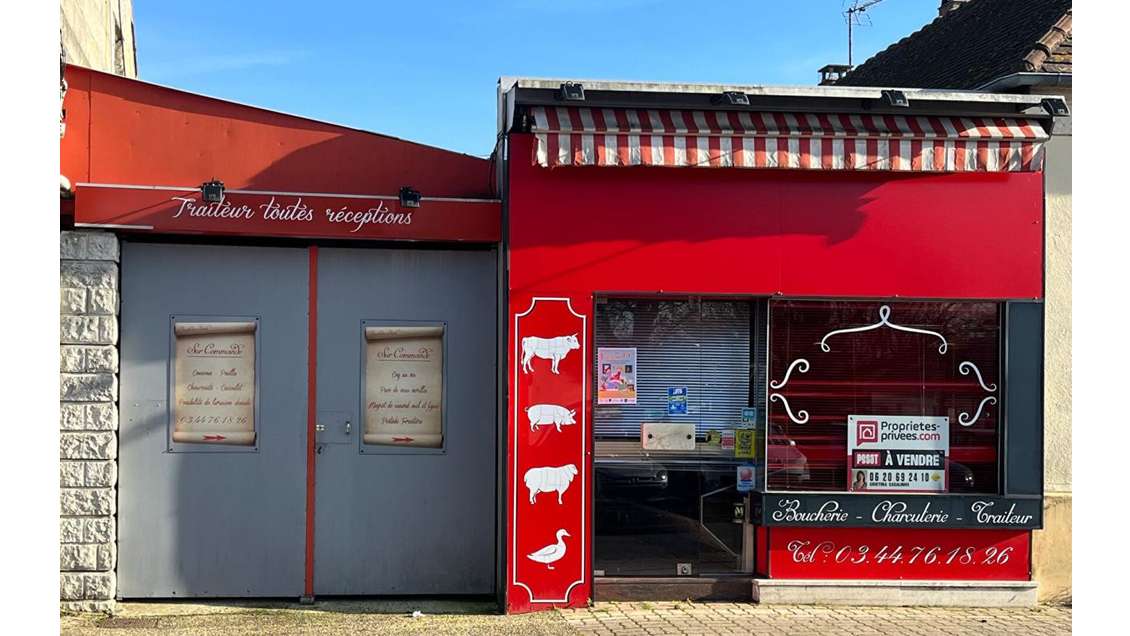 Vente murs commerciaux libres 126m² à Thourotte