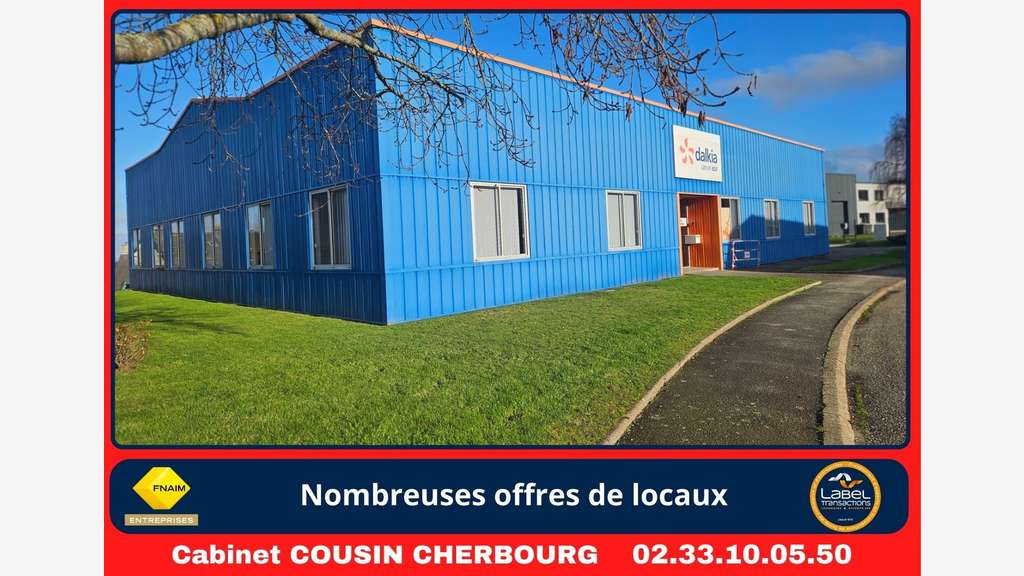 Vente local artisanal entrepôt 500m² à Tourlaville