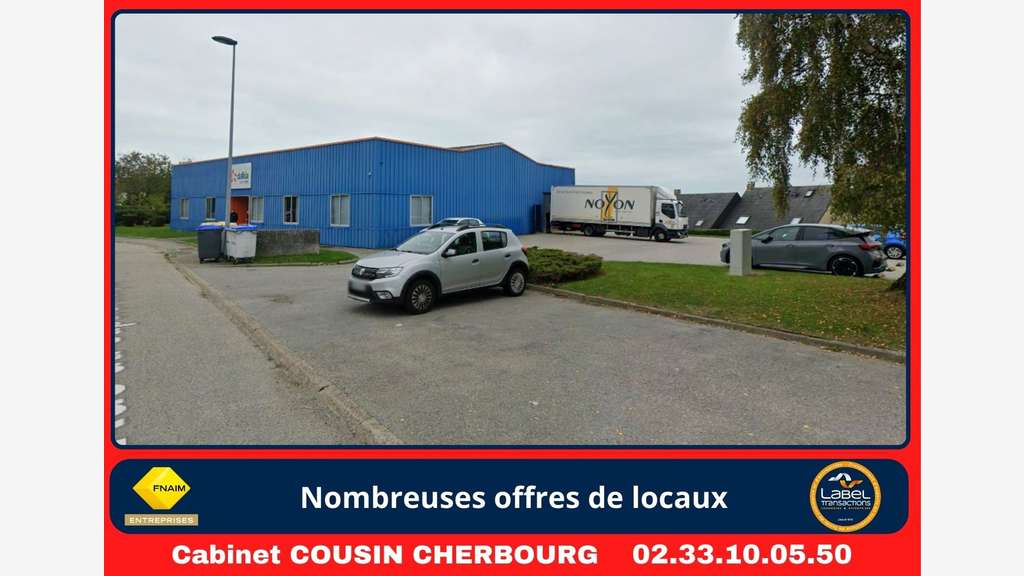 Vente local artisanal entrepôt 500m² à Tourlaville