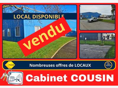 Vente local artisanal entrepôt 500m² à Tourlaville
