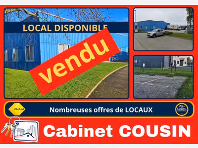 Vente local artisanal entrepôt 500m² à Tourlaville