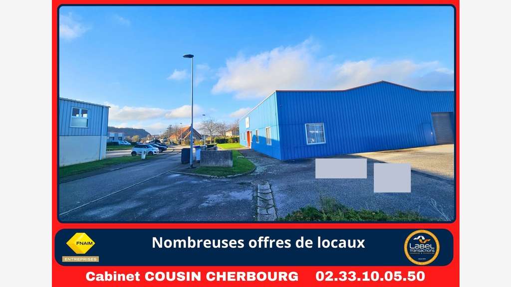 Vente local artisanal entrepôt 500m² à Tourlaville