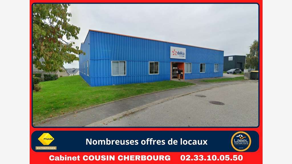 Vente local artisanal entrepôt 500m² à Tourlaville