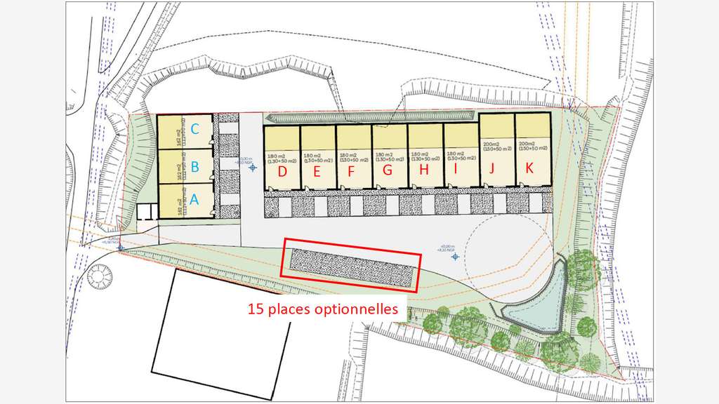 Cellules entrepôts à vendre 162m² à Ustaritz
