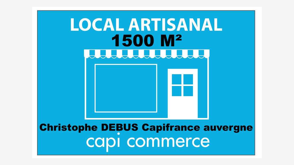 Bâtiment 1500m² sur 6500m² à vendre à Vichy