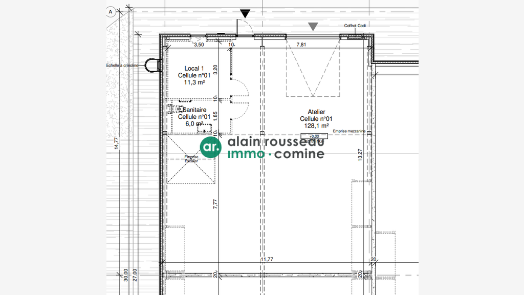 Vente local 206m² Parc Tellières aux Ponts-de-Cé