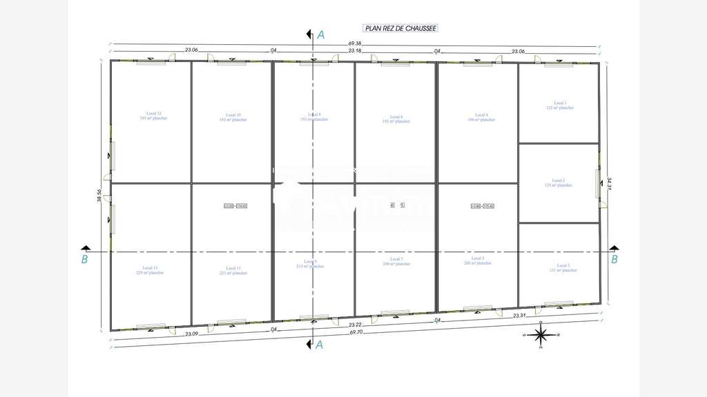 Vente local professionnel neuf 723m² à Montauroux