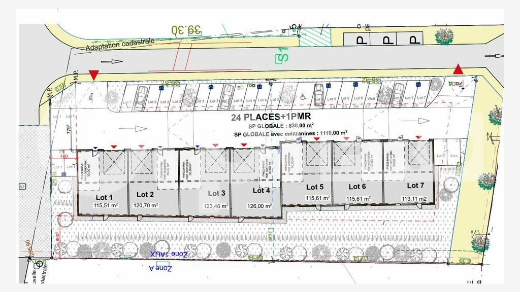 Local d'activité 453m² à Saint Etienne la Varenne