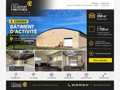 Bâtiment d'activité avec bureaux à Châteauneuf 