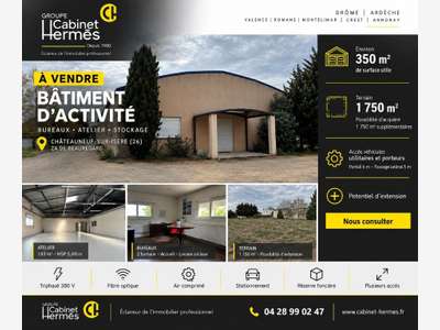 Bâtiment d'activité avec bureaux à Châteauneuf 