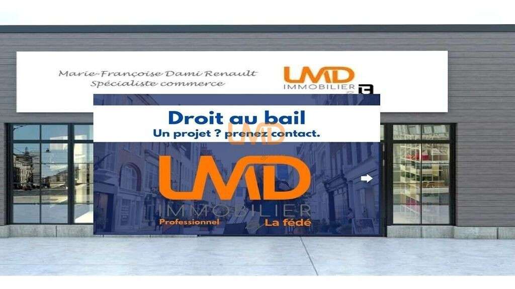 Local commercial 45m² grande vitrine à Aix centre