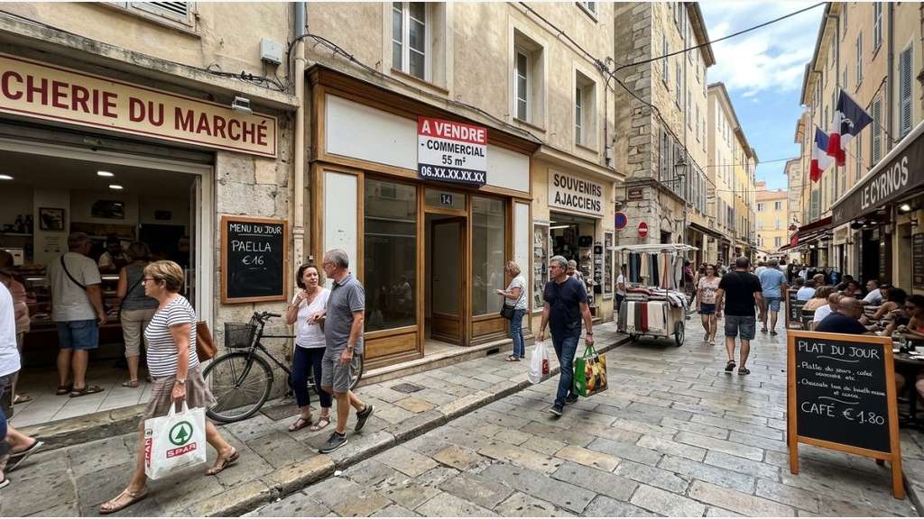 Vente murs commerciaux 55m² à Ajaccio hypercentre