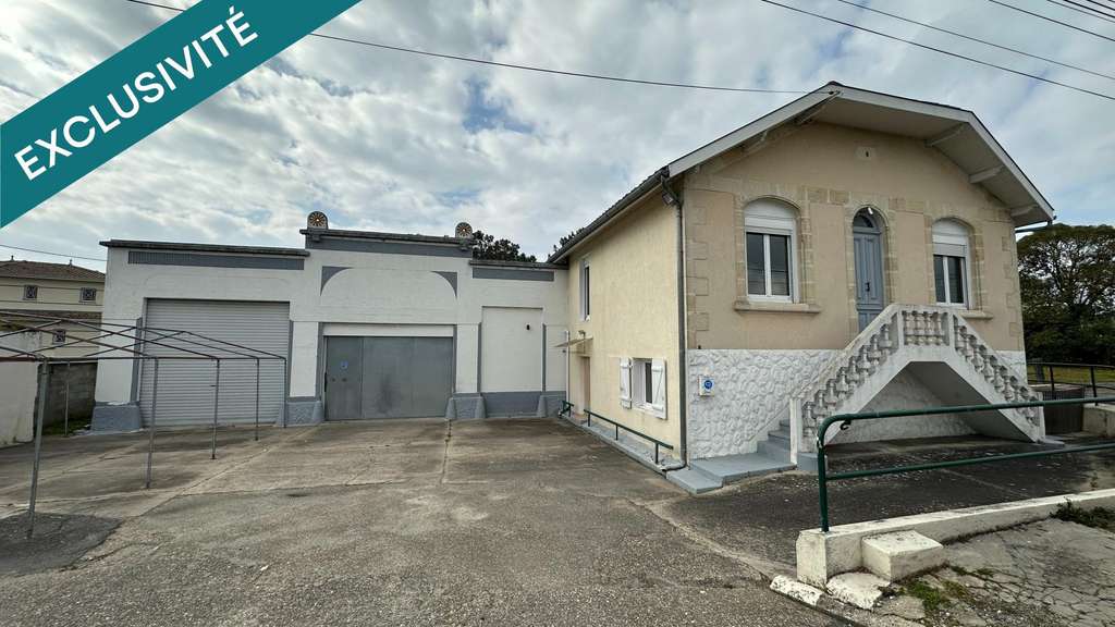 Local commercial avec maison sur 1000m² à Ambarès