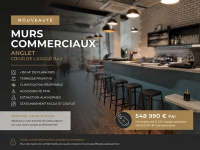 Vente Locaux commerciaux - Boutiques à Anglet