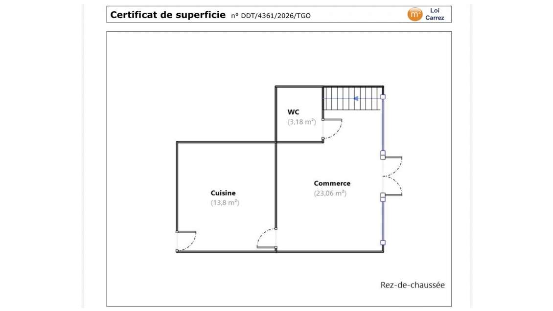 A vendre murs commerciaux emp rare N° 1 à Arcueil