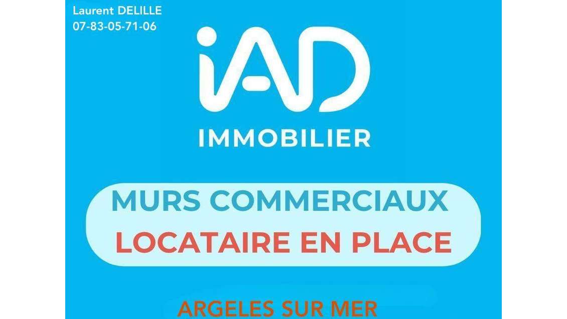 Vente murs commerciaux 120m² à Argelès-plage